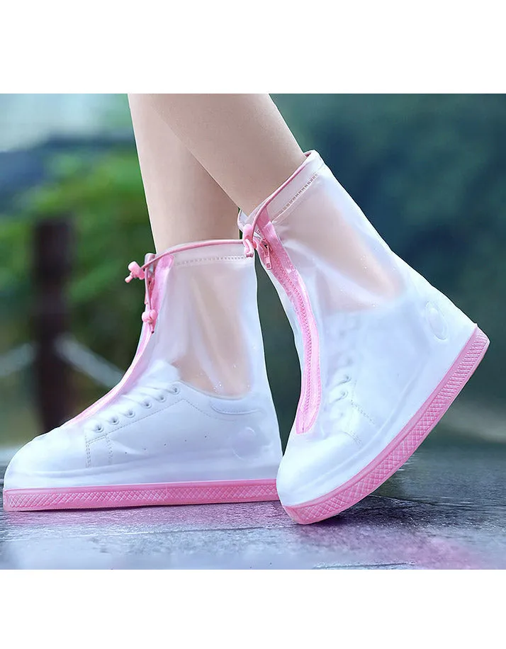 2 Pairs Waterproof Transparent Rain Boots