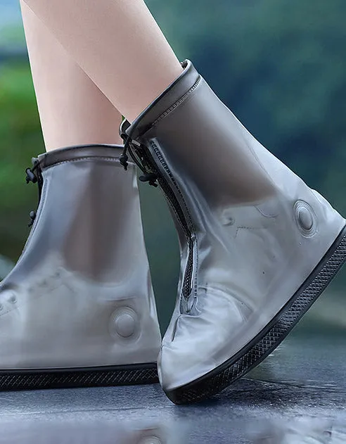 2 Pairs Waterproof Transparent Rain Boots