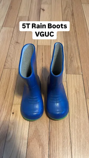 5T Rain Boots, Shoes 5 (Walkers:12-24 mth)