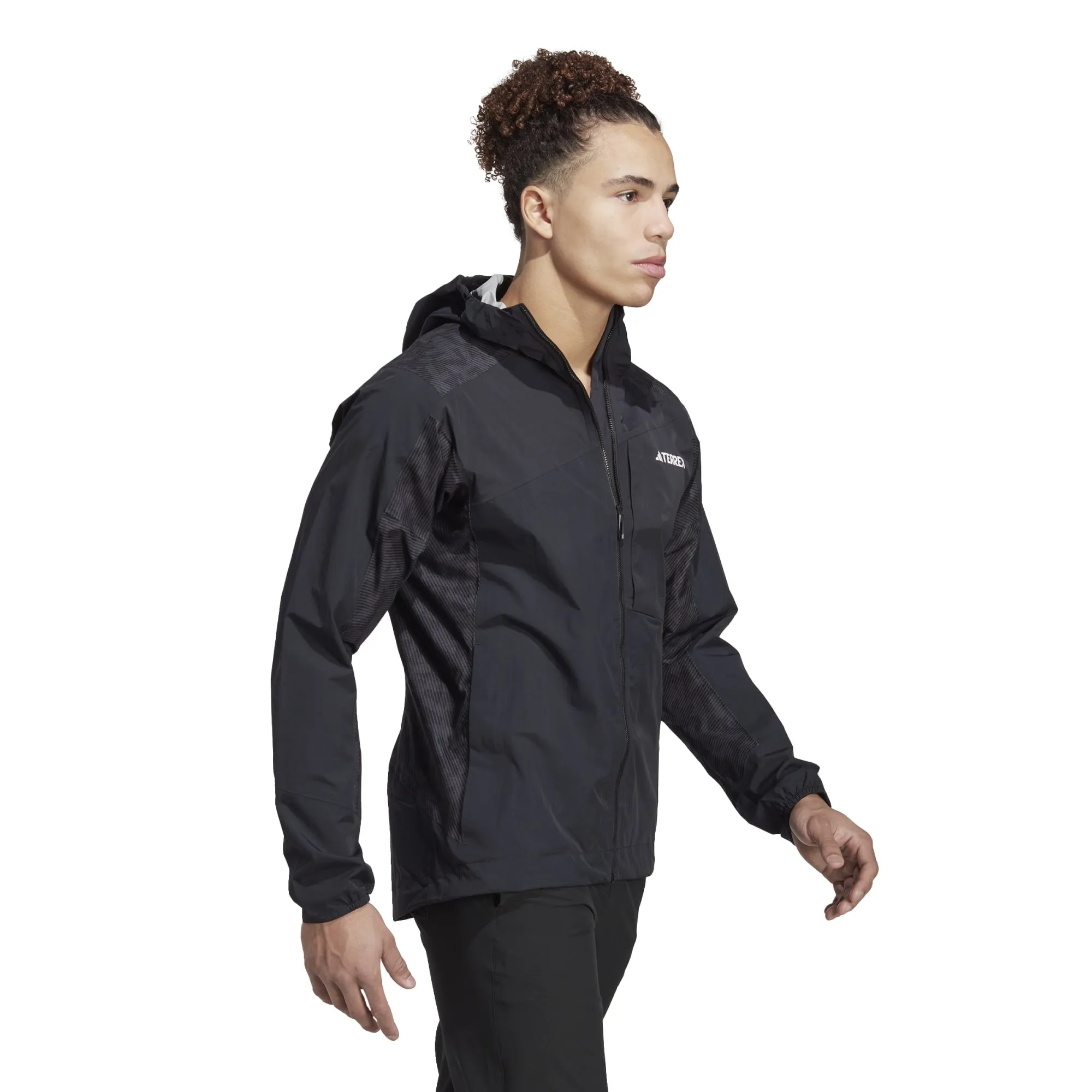 Adidas Men&#x27;s TERREX Xperior Hybrid Rain Jacket Black | Buy Adidas Men&#x27;s TERREX Xperior Hybrid Rain Jacket Black here | Outnorth