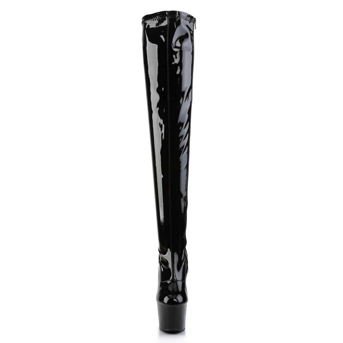 Adore-3000 Thigh High Platform Boots Black PA