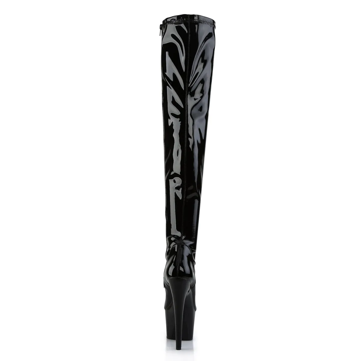 Adore-3000 Thigh High Platform Boots Black PA