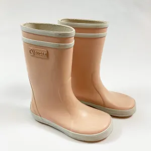 Aigle pink rain boots 27
