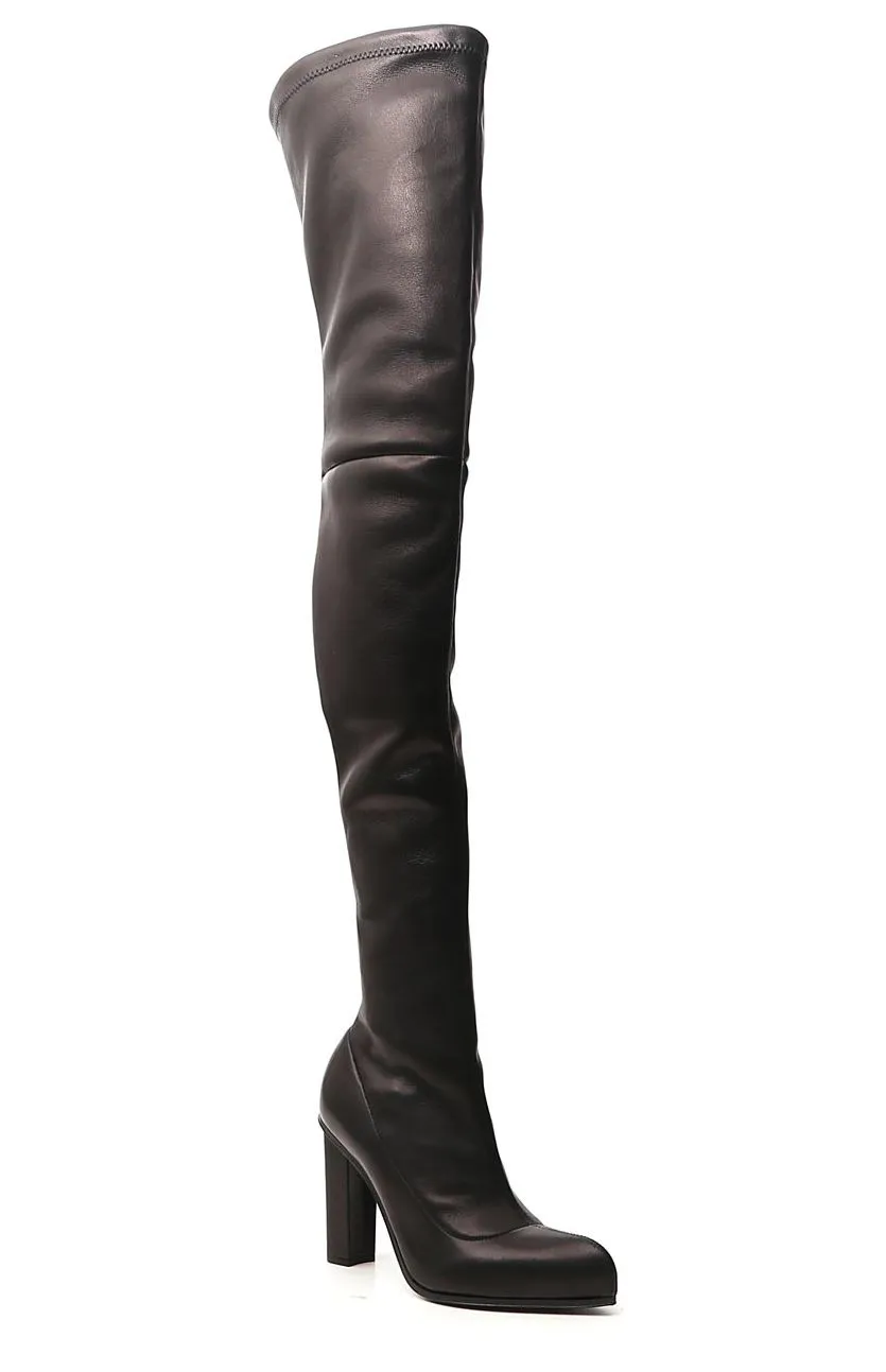 Alexander McQueen Thigh-High Peak Boots