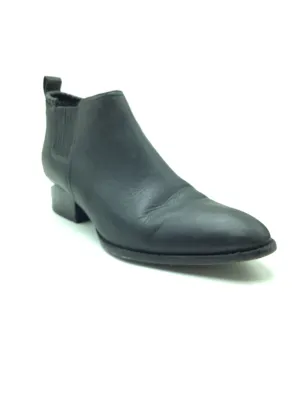 Alexander Wang Boots Leather Cutout Heel Accent