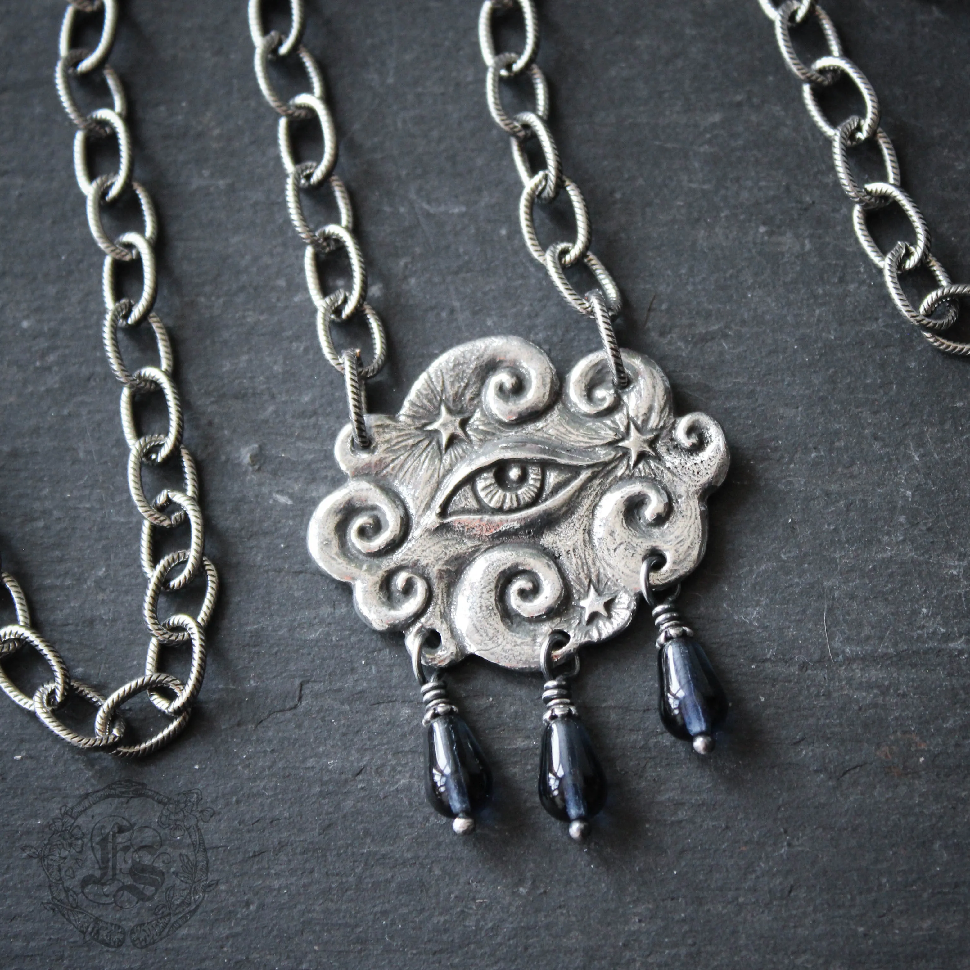 All Seeing Cloud Necklace