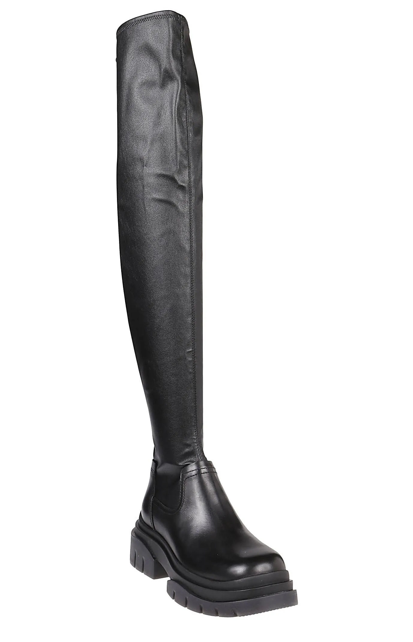 Ash Star Chunky Thigh-High Boots