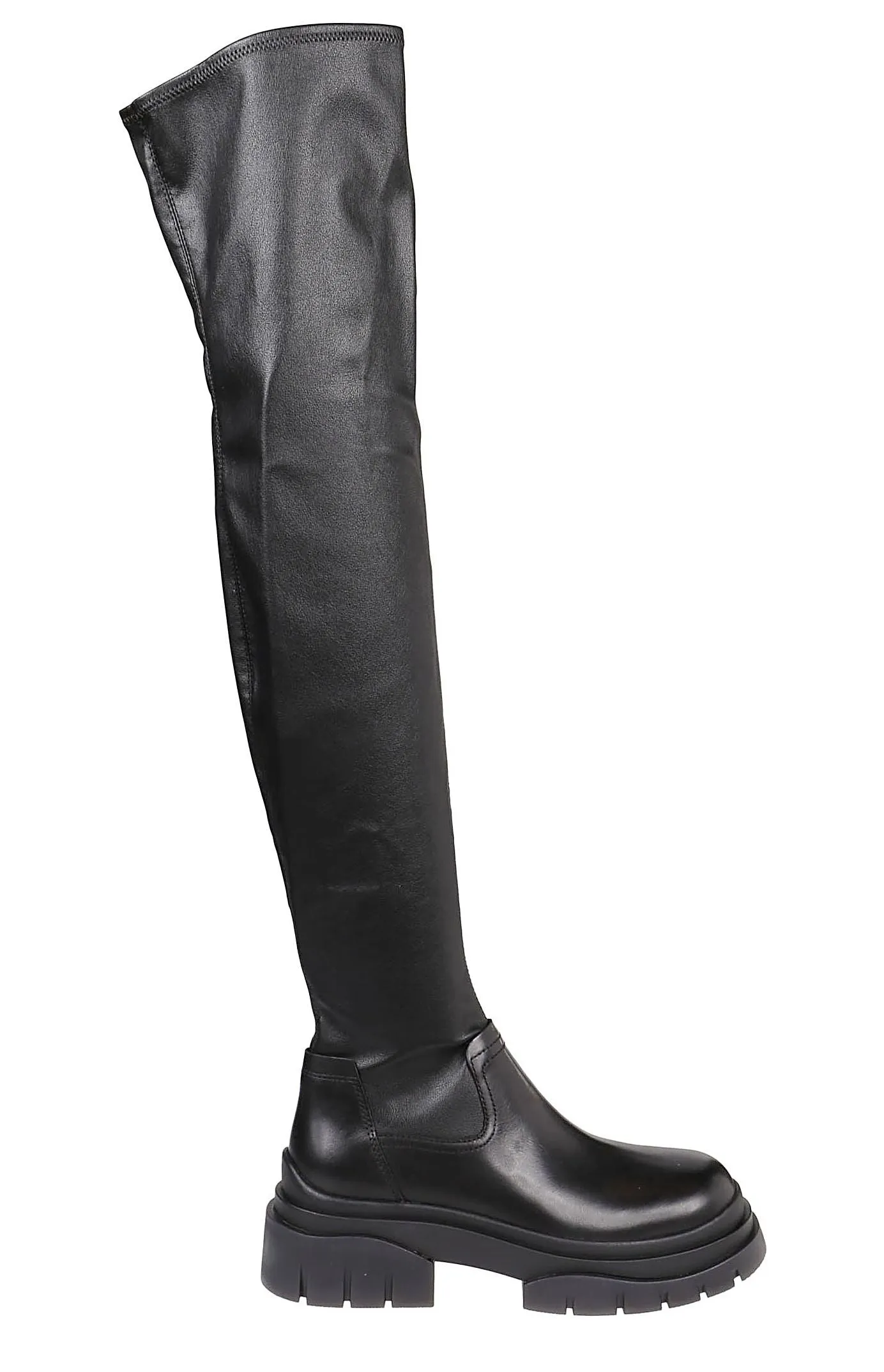 Ash Star Chunky Thigh-High Boots