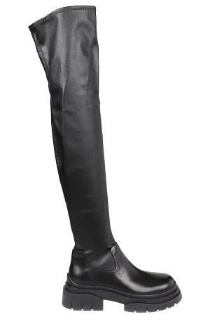 Ash Star Chunky Thigh-High Boots