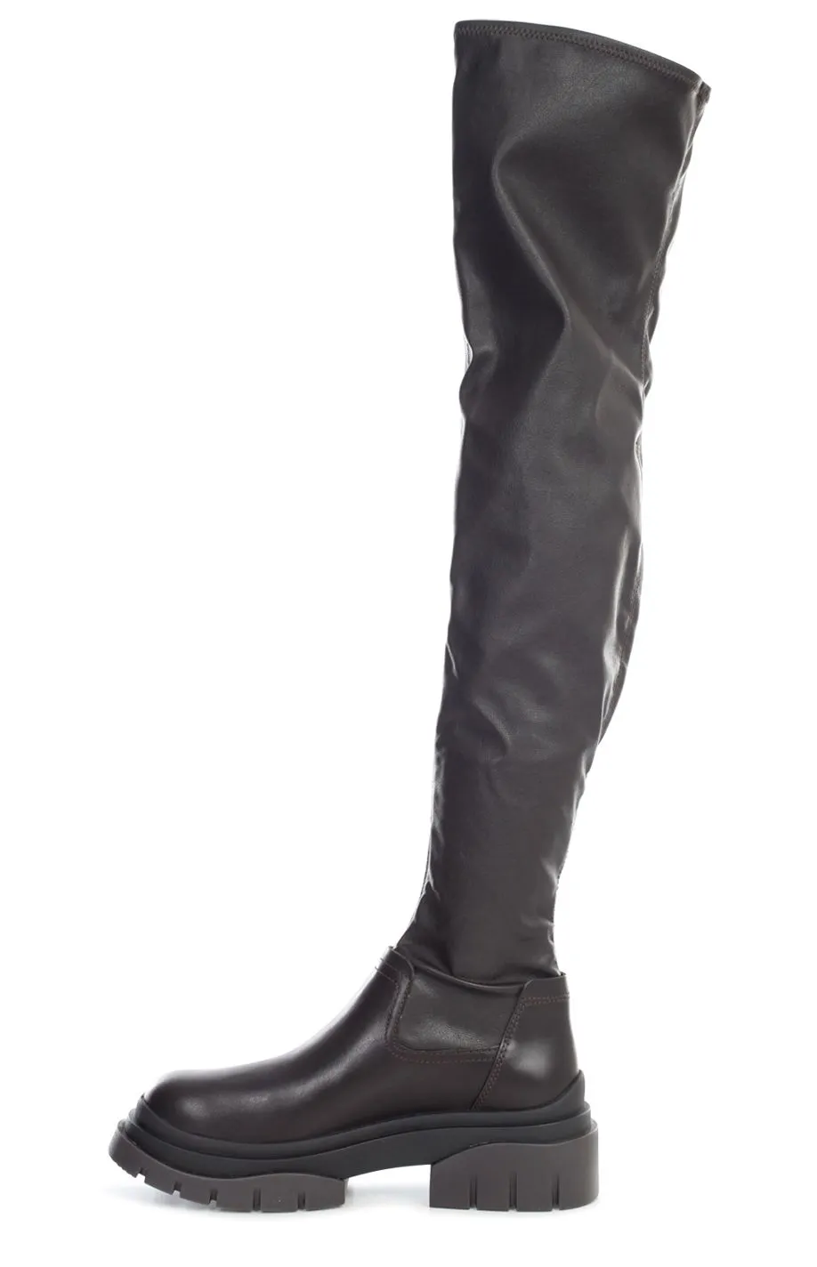 Ash Star Thigh-High Round Toe Boots