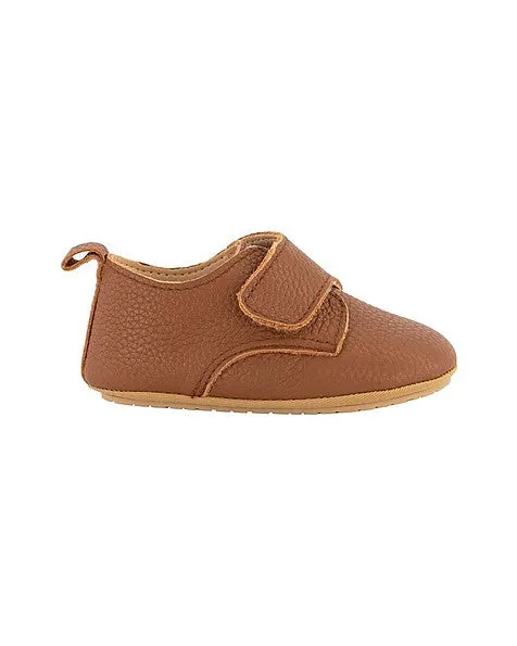 Baby Boys Cocoa Leather Soft Sole