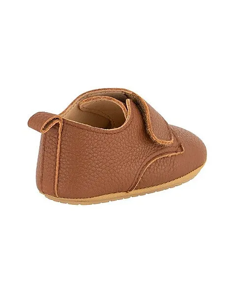 Baby Boys Cocoa Leather Soft Sole