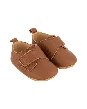 Baby Boys Cocoa Leather Soft Sole