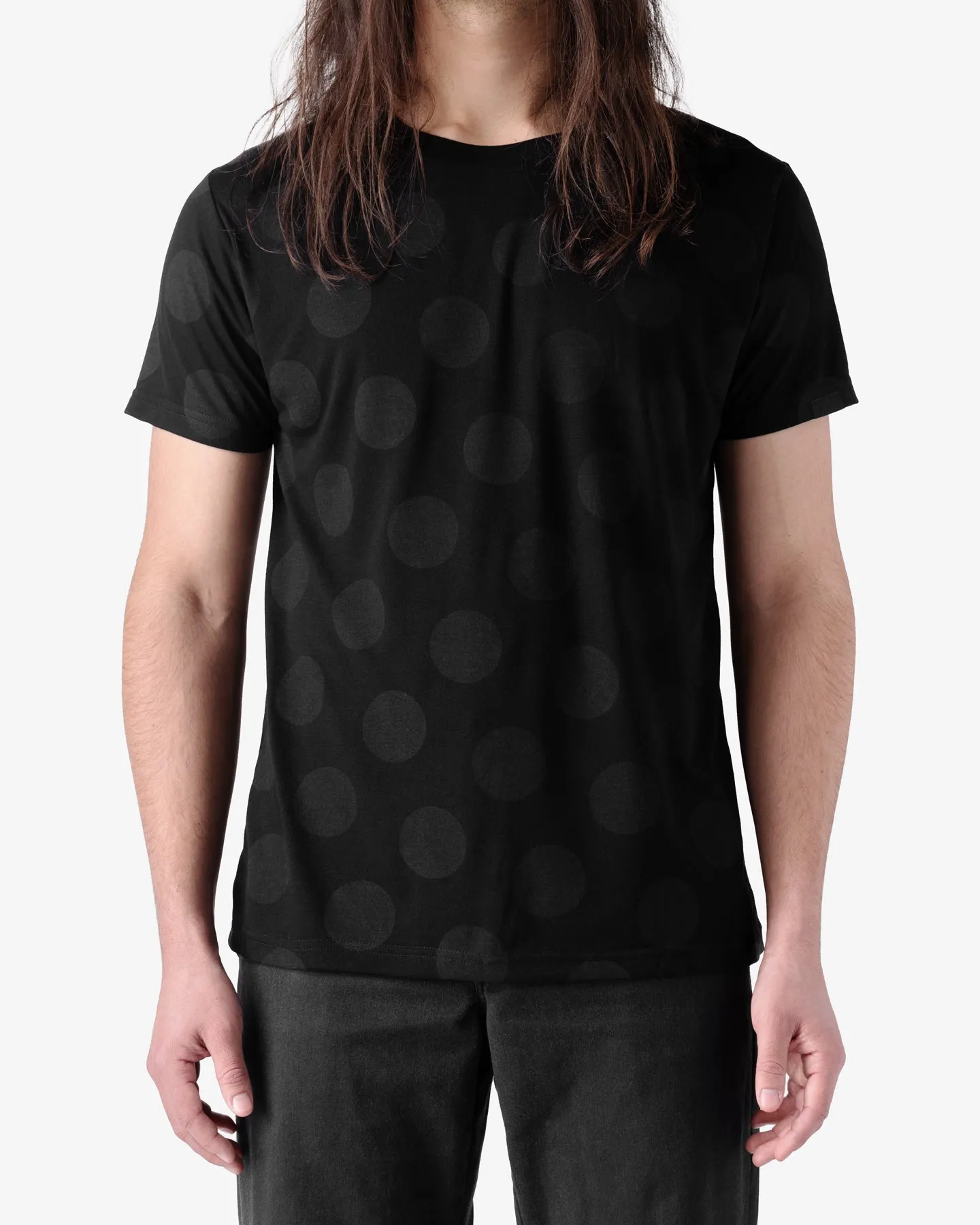 Black Wolf Polka Dot Tee