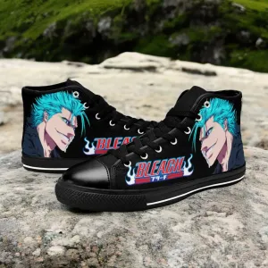 Bleach Grimmjow Shoes High Top Sneakers for Kids and Adults