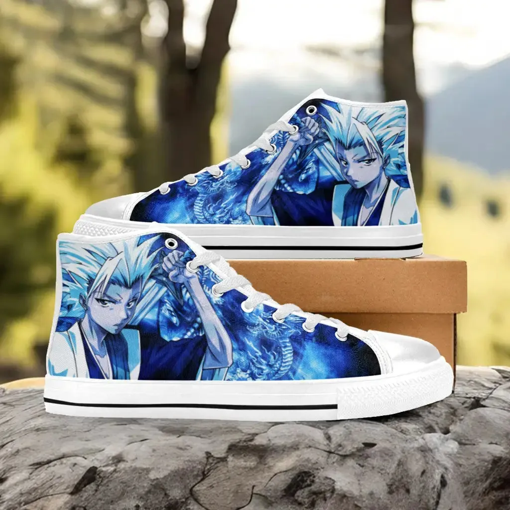 Bleach Hitsugaya Toshiro Shoes High Top Sneakers for Kids and Adults