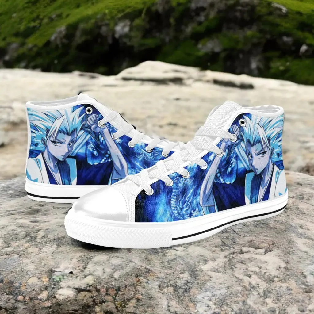 Bleach Hitsugaya Toshiro Shoes High Top Sneakers for Kids and Adults