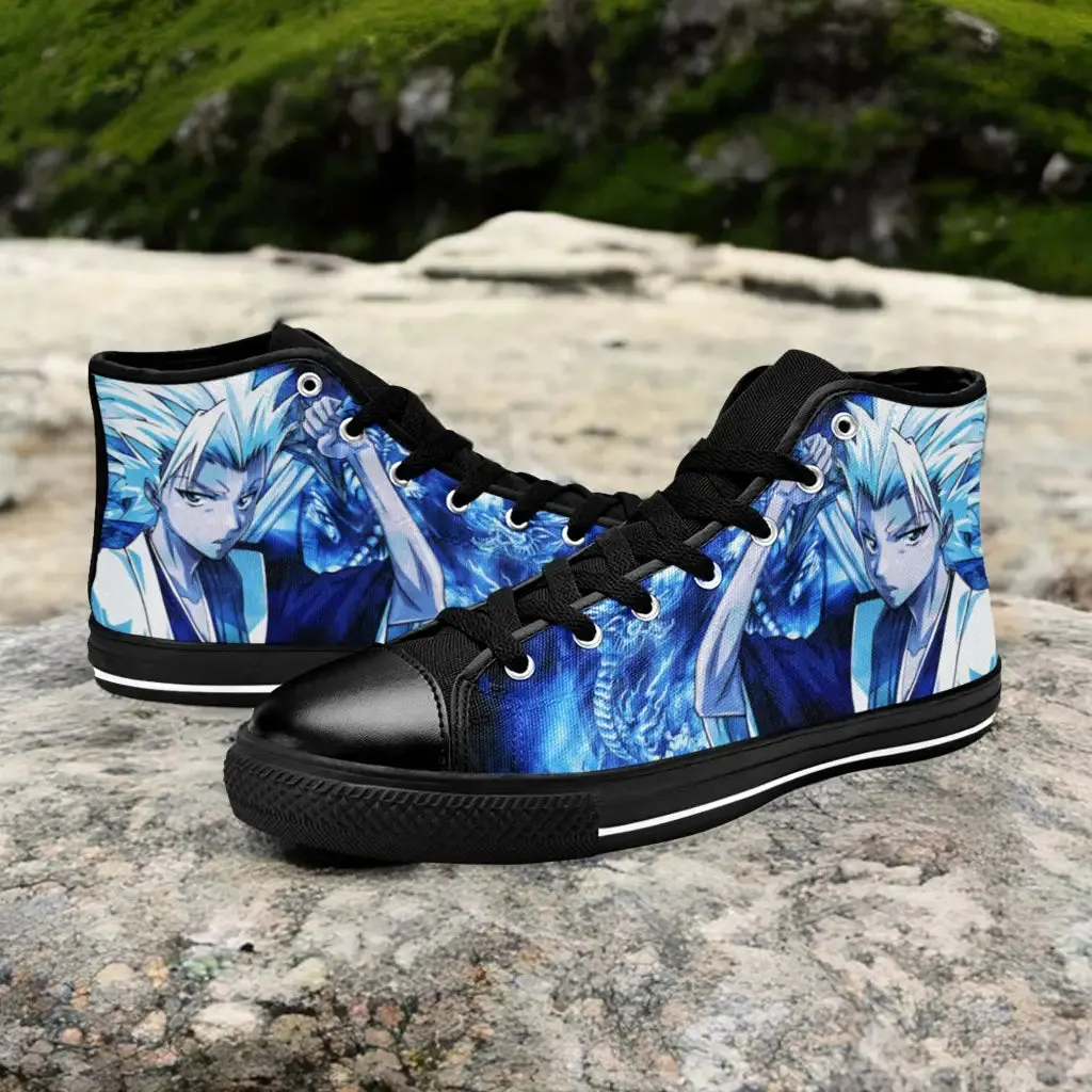 Bleach Hitsugaya Toshiro Shoes High Top Sneakers for Kids and Adults