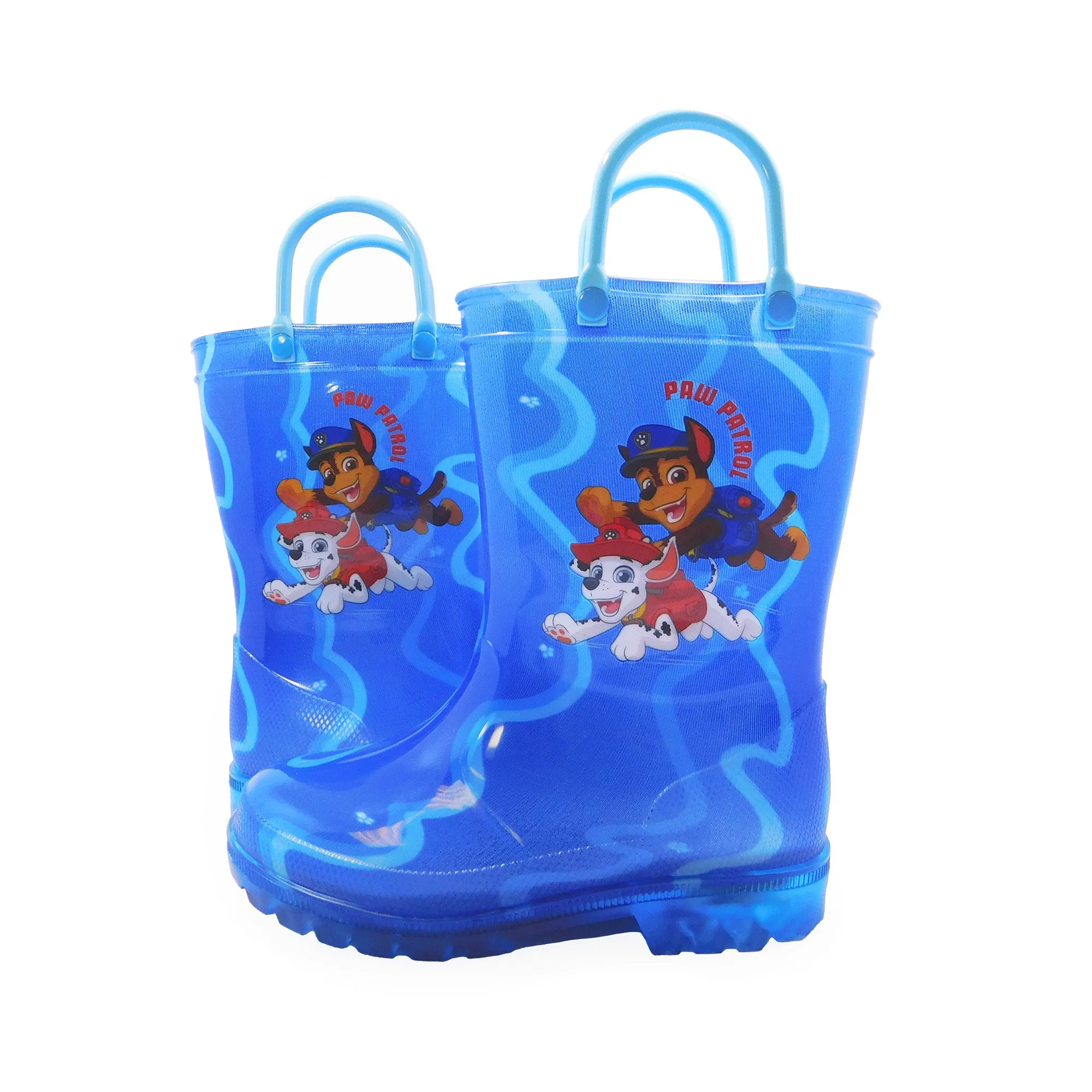 Boys' Licensed Paw Patrol Light-Up Rain Boots