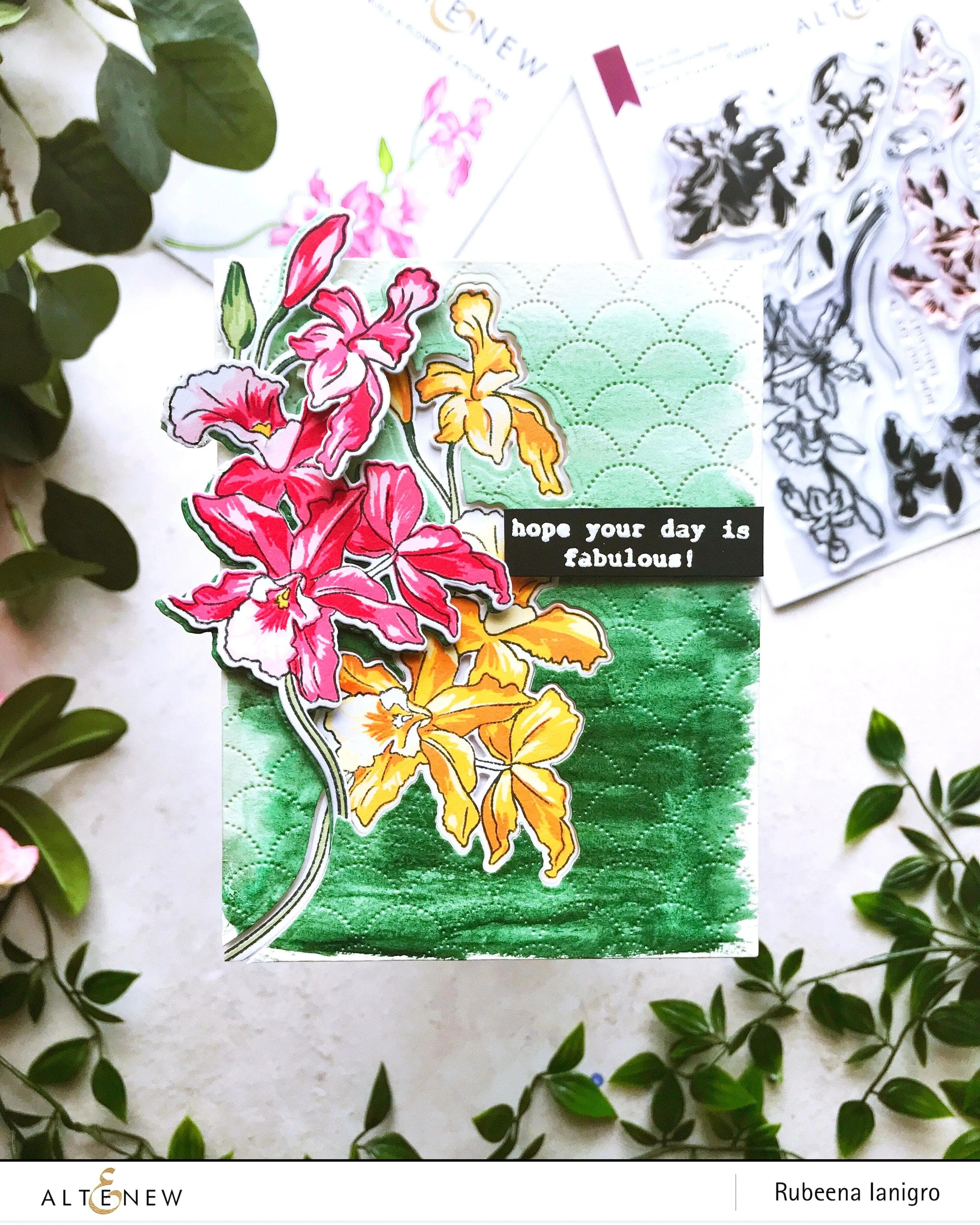 Build-A-Flower: Cattleya Layering Stamp & Die Set