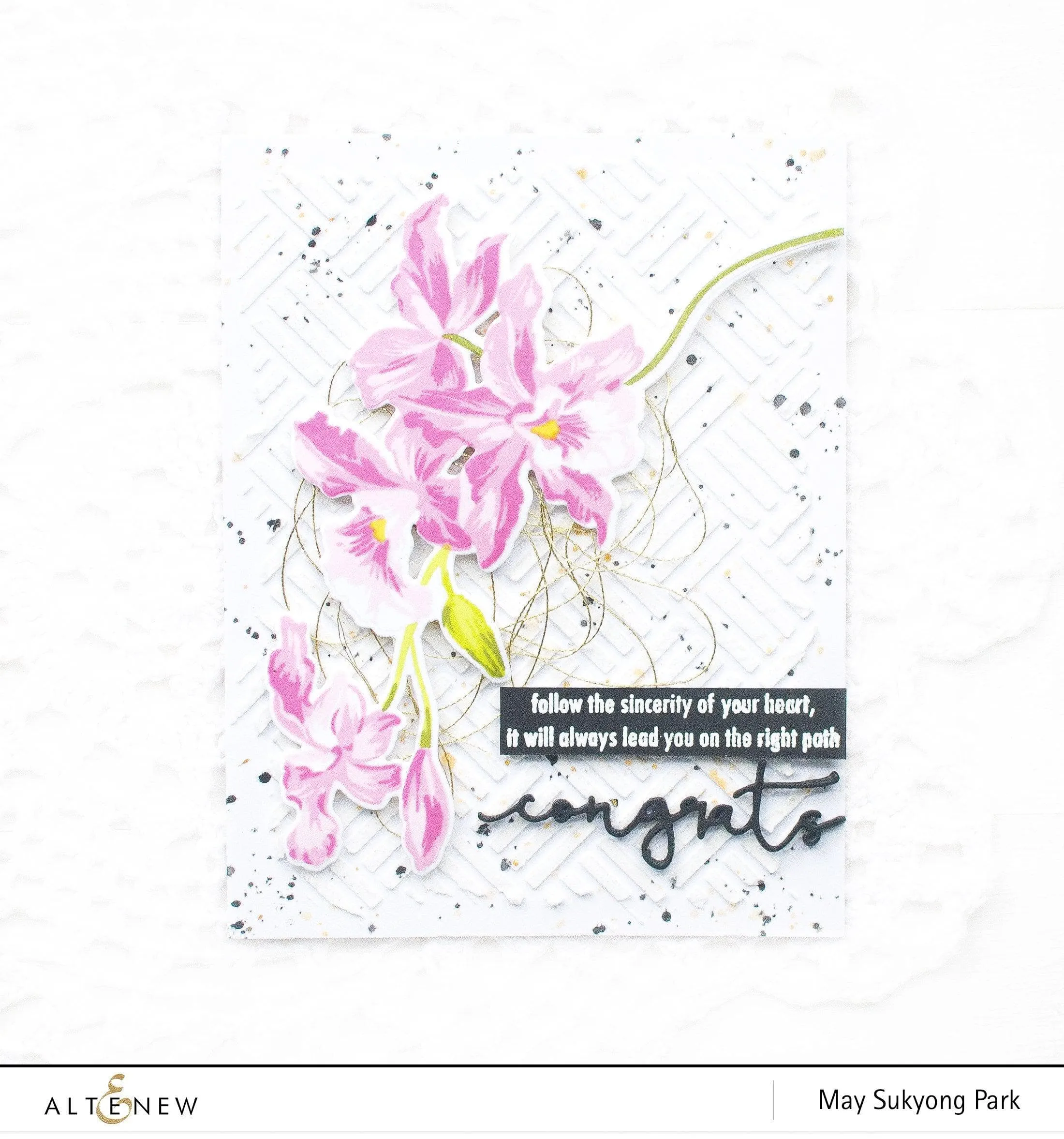 Build-A-Flower: Cattleya Layering Stamp & Die Set