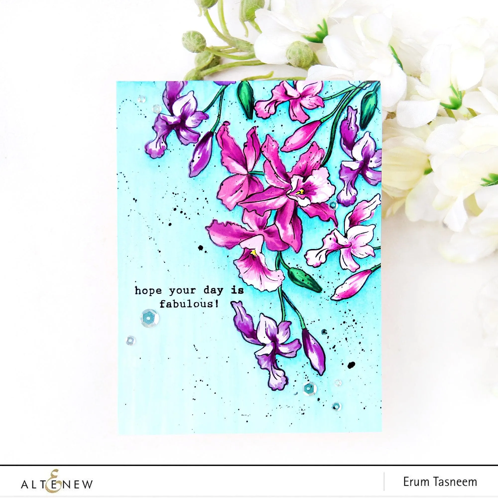 Build-A-Flower: Cattleya Layering Stamp & Die Set