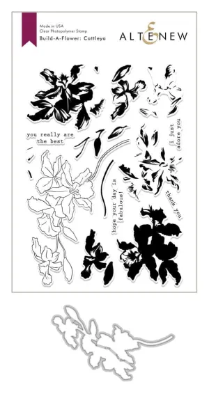 Build-A-Flower: Cattleya Layering Stamp & Die Set