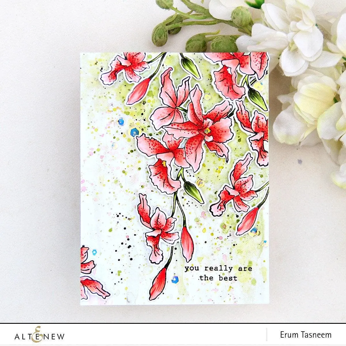 Build-A-Flower: Cattleya Layering Stamp & Die Set