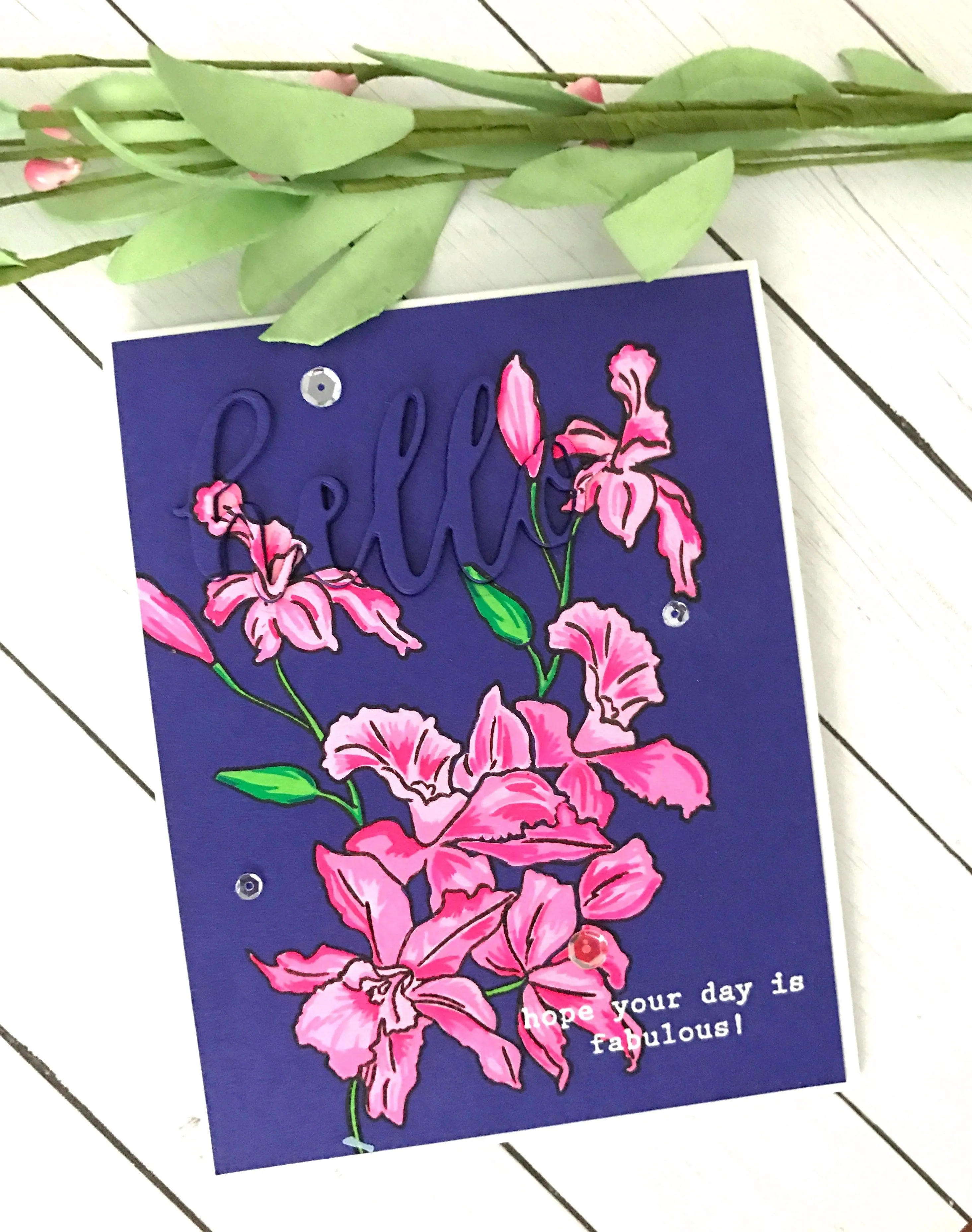Build-A-Flower: Cattleya Layering Stamp & Die Set