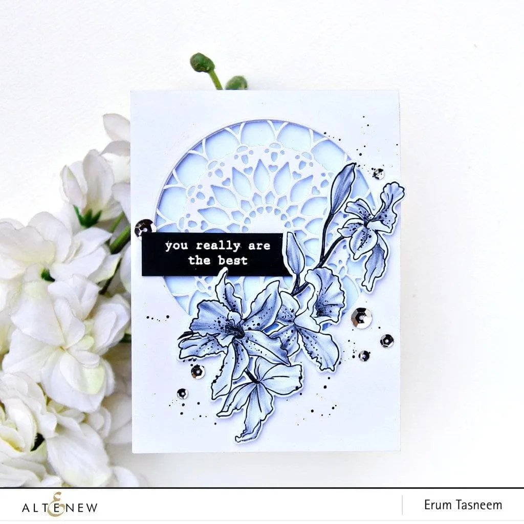 Build-A-Flower: Cattleya Layering Stamp & Die Set