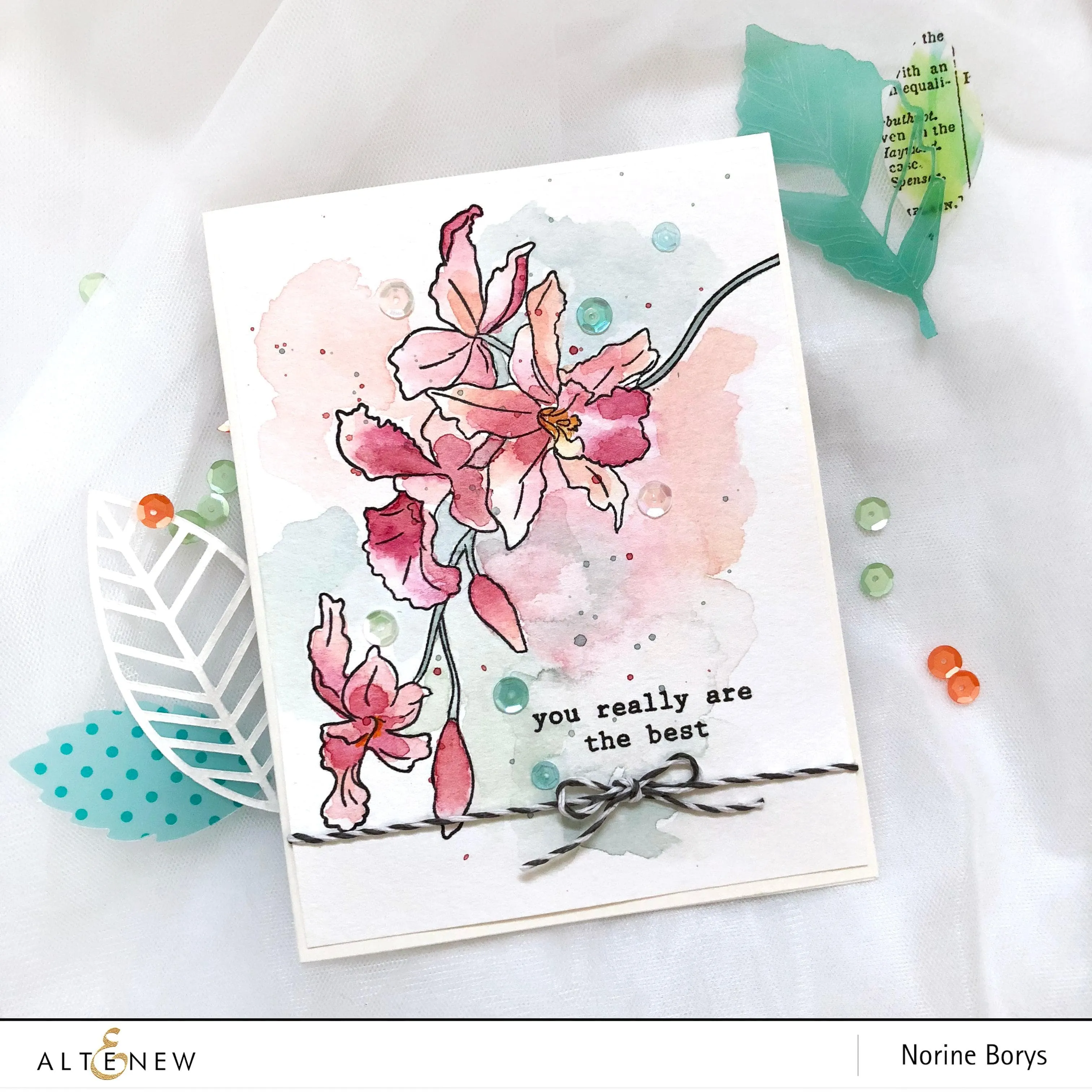 Build-A-Flower: Cattleya Layering Stamp & Die Set