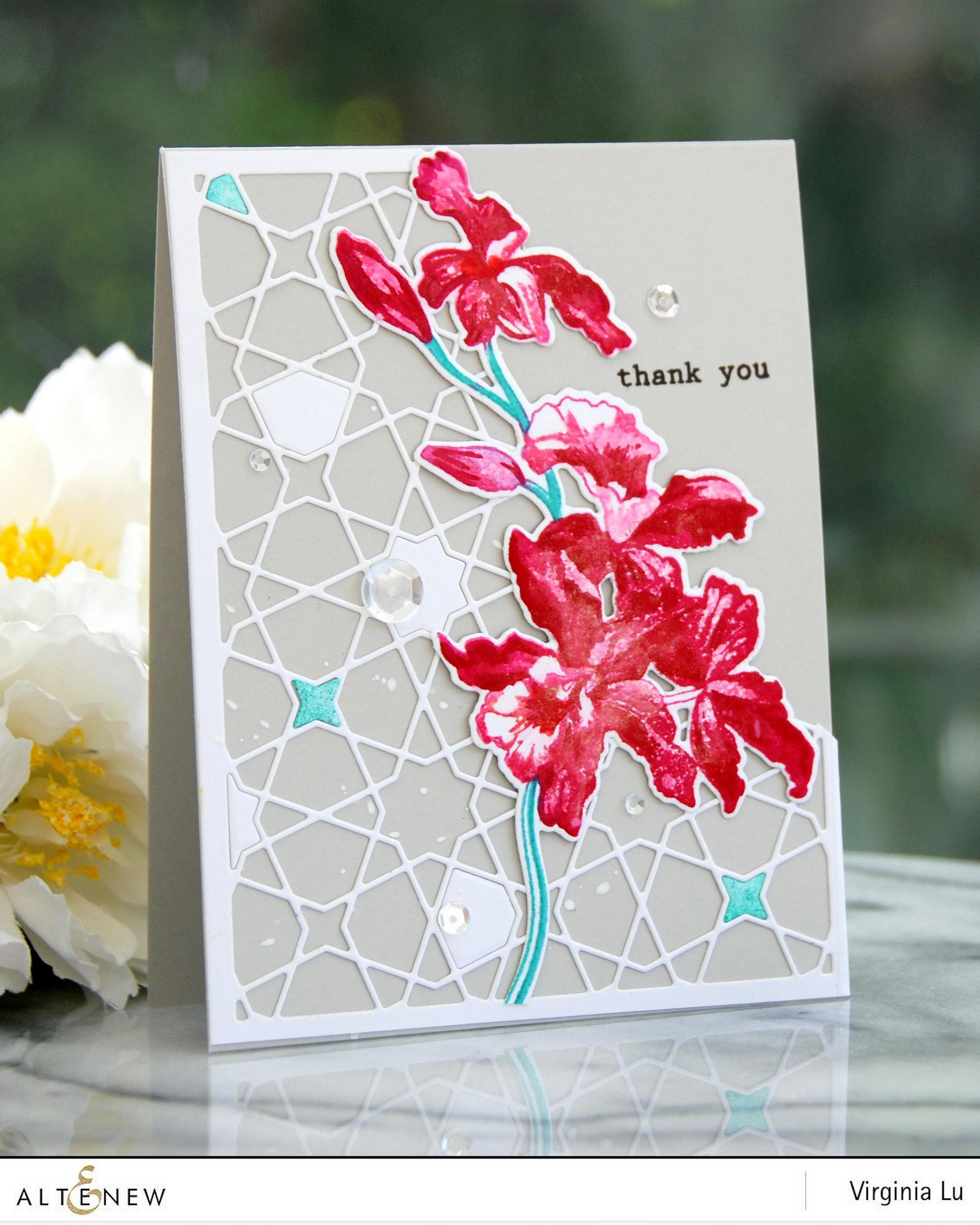 Build-A-Flower: Cattleya Layering Stamp & Die Set