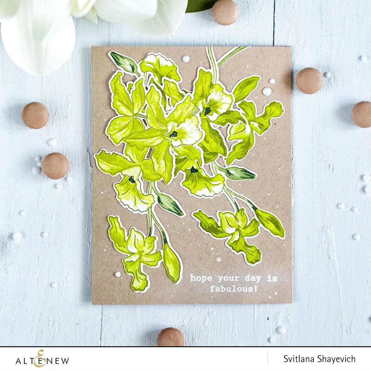 Build-A-Flower: Cattleya Layering Stamp & Die Set