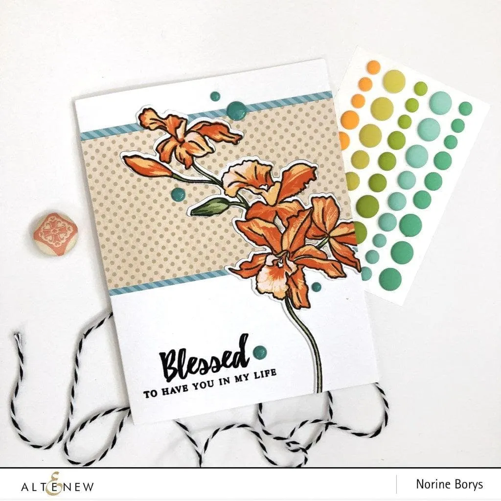 Build-A-Flower: Cattleya Layering Stamp & Die Set