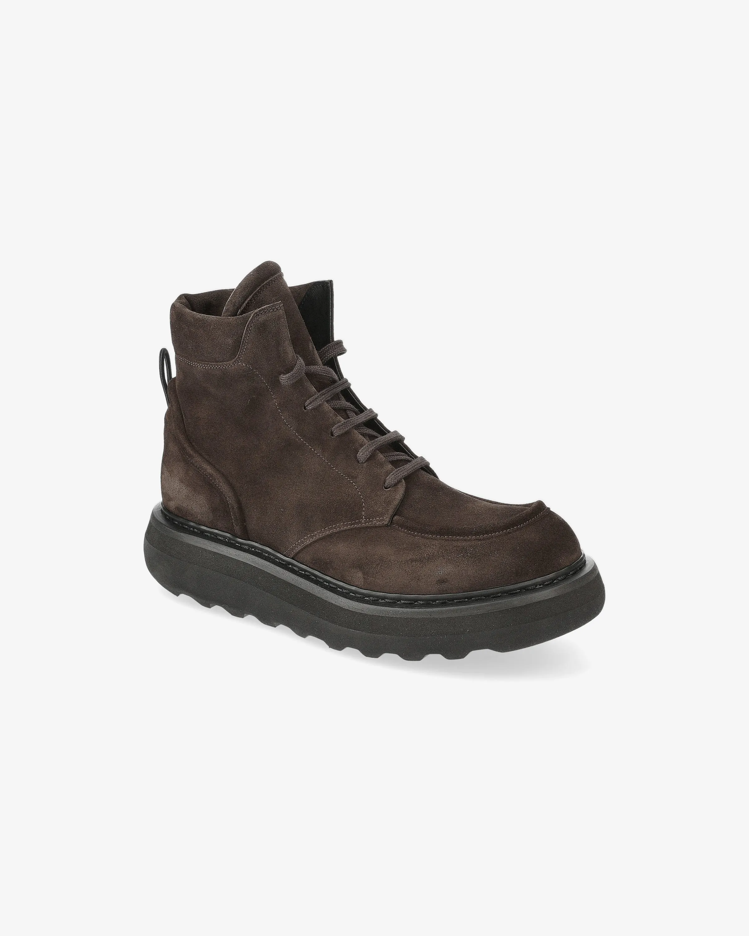 Cal ankle boots in rain horse suede