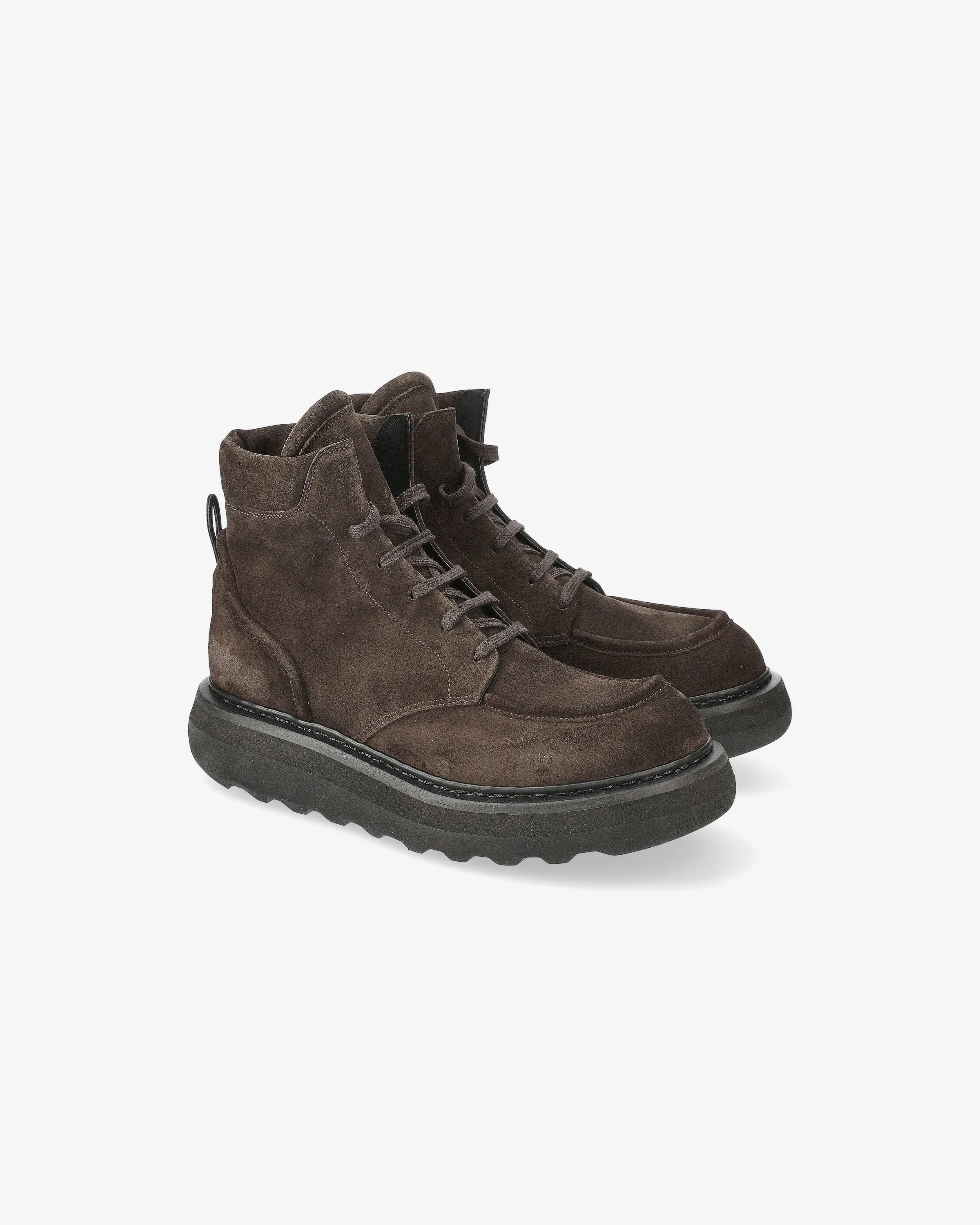 Cal ankle boots in rain horse suede