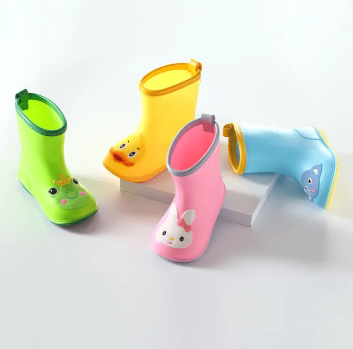 Cartoon Animal Face Rain Boots (Child)