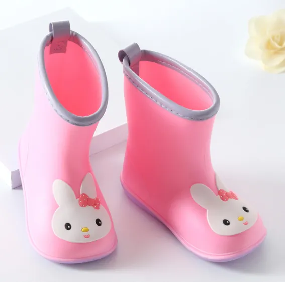 Cartoon Animal Face Rain Boots (Child)