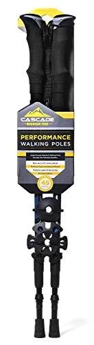 Cascade Mountain Tech Adjustable Trekking Poles - Lightweight Aluminum Twist Lock with EVA Grip