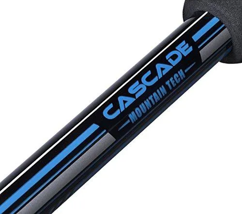 Cascade Mountain Tech Adjustable Trekking Poles - Lightweight Aluminum Twist Lock with EVA Grip