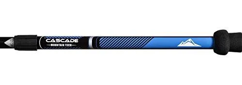 Cascade Mountain Tech Adjustable Trekking Poles - Lightweight Aluminum Twist Lock with EVA Grip