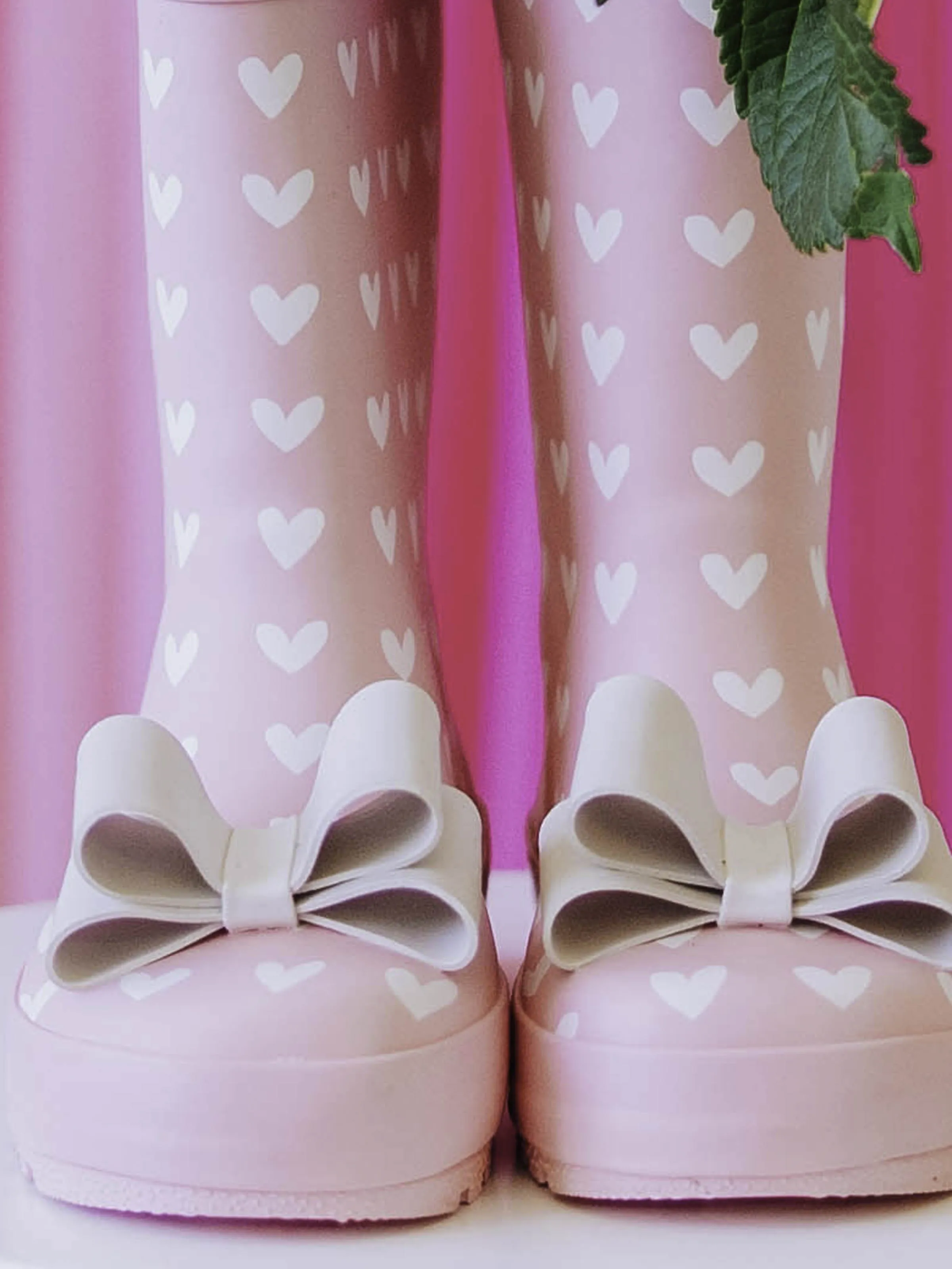 Cheery Rain Boots - Hearts