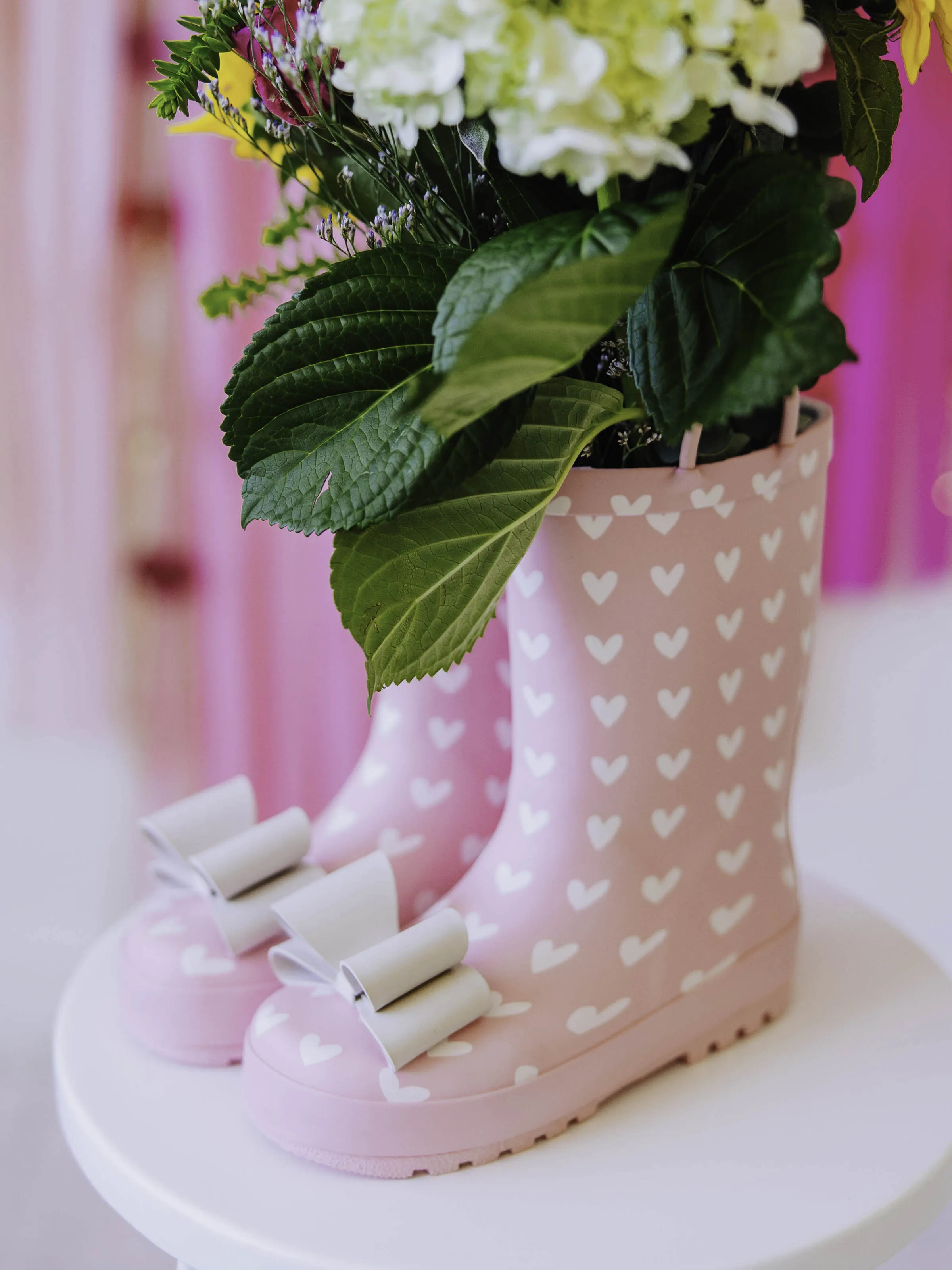 Cheery Rain Boots - Hearts
