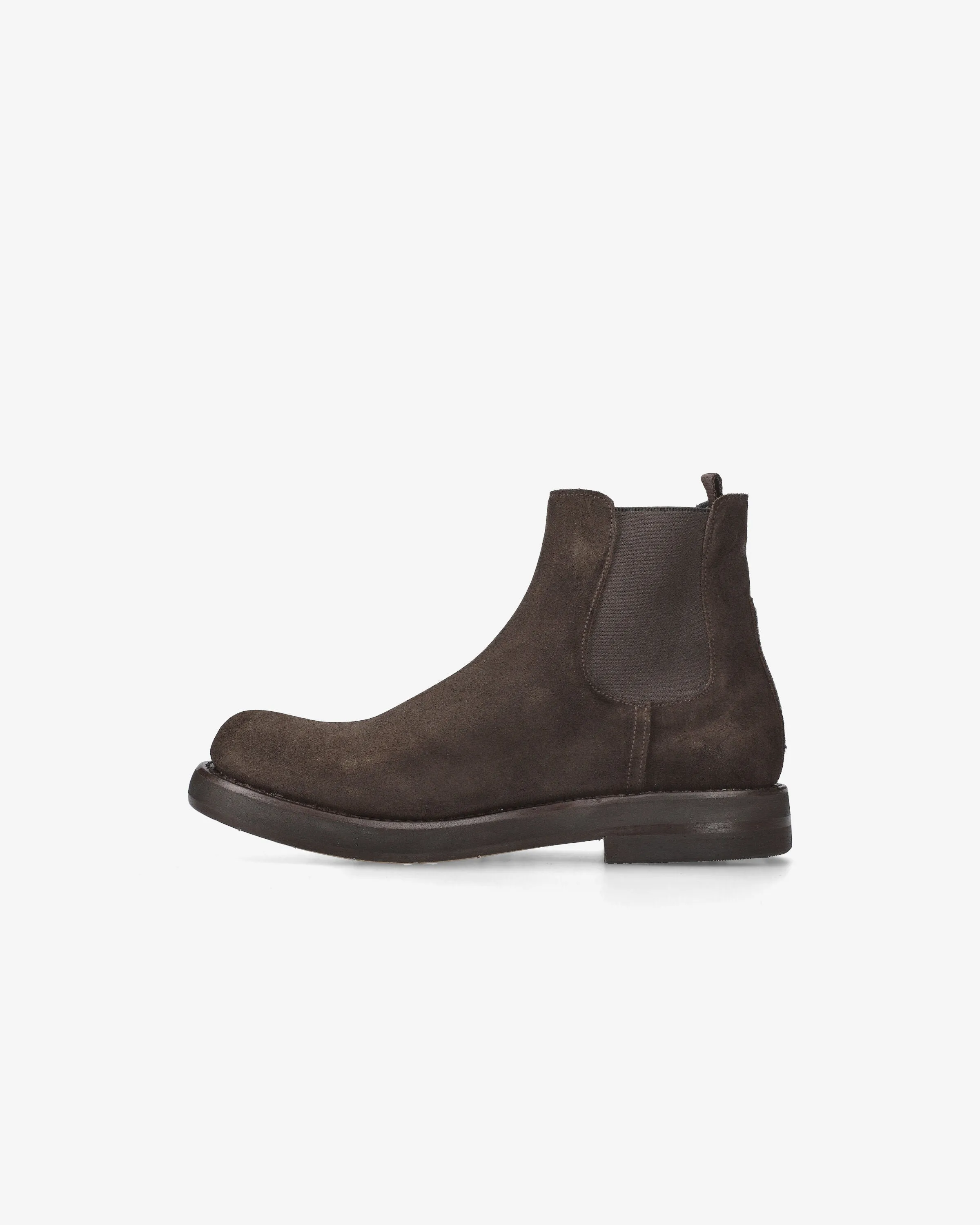 Chelsea ankle boots in rain horse suede