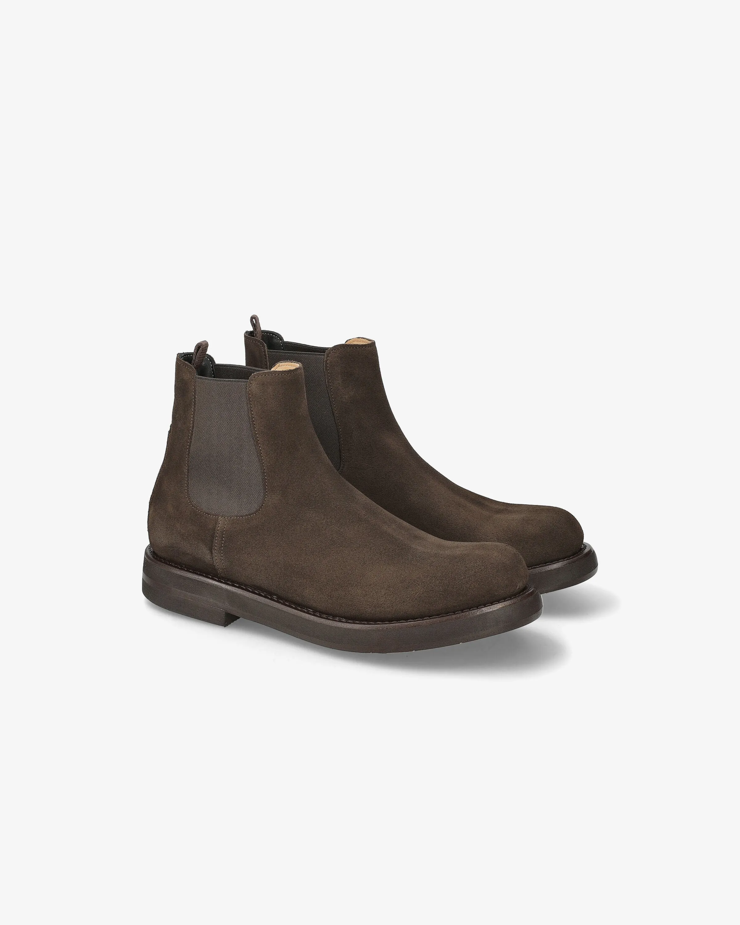 Chelsea ankle boots in rain horse suede