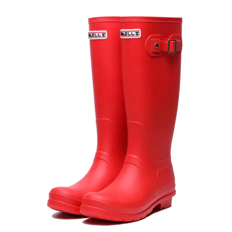 Cherry Red Gumboots