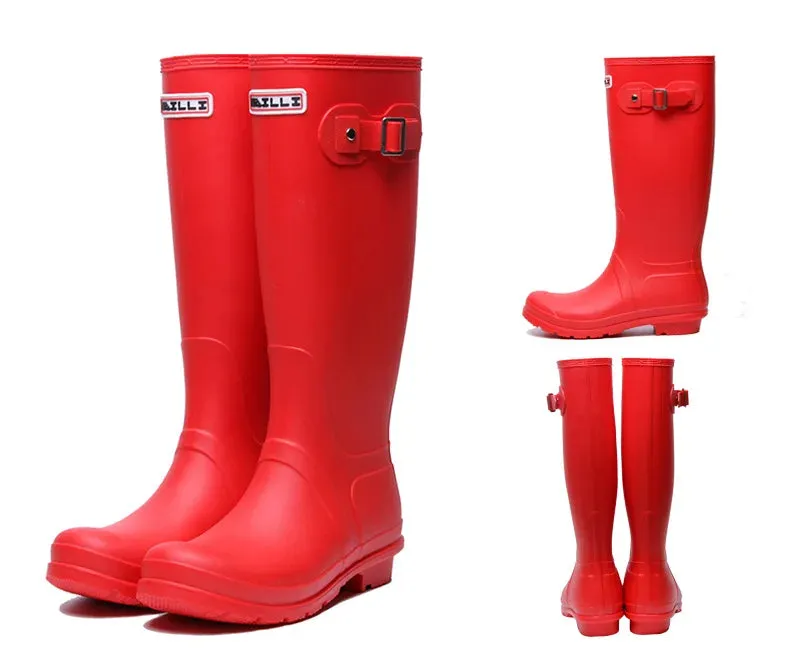 Cherry Red Gumboots