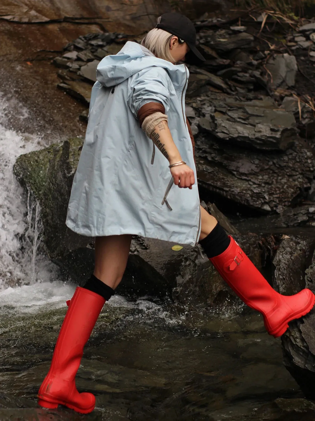 Cherry Red Gumboots