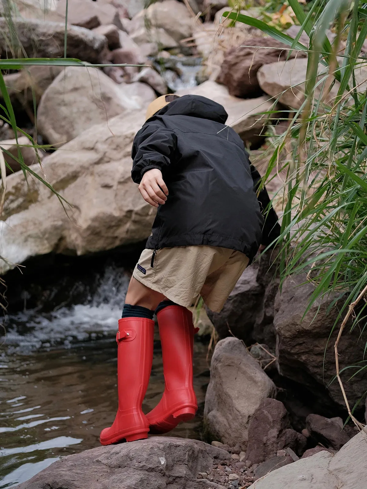 Cherry Red Gumboots