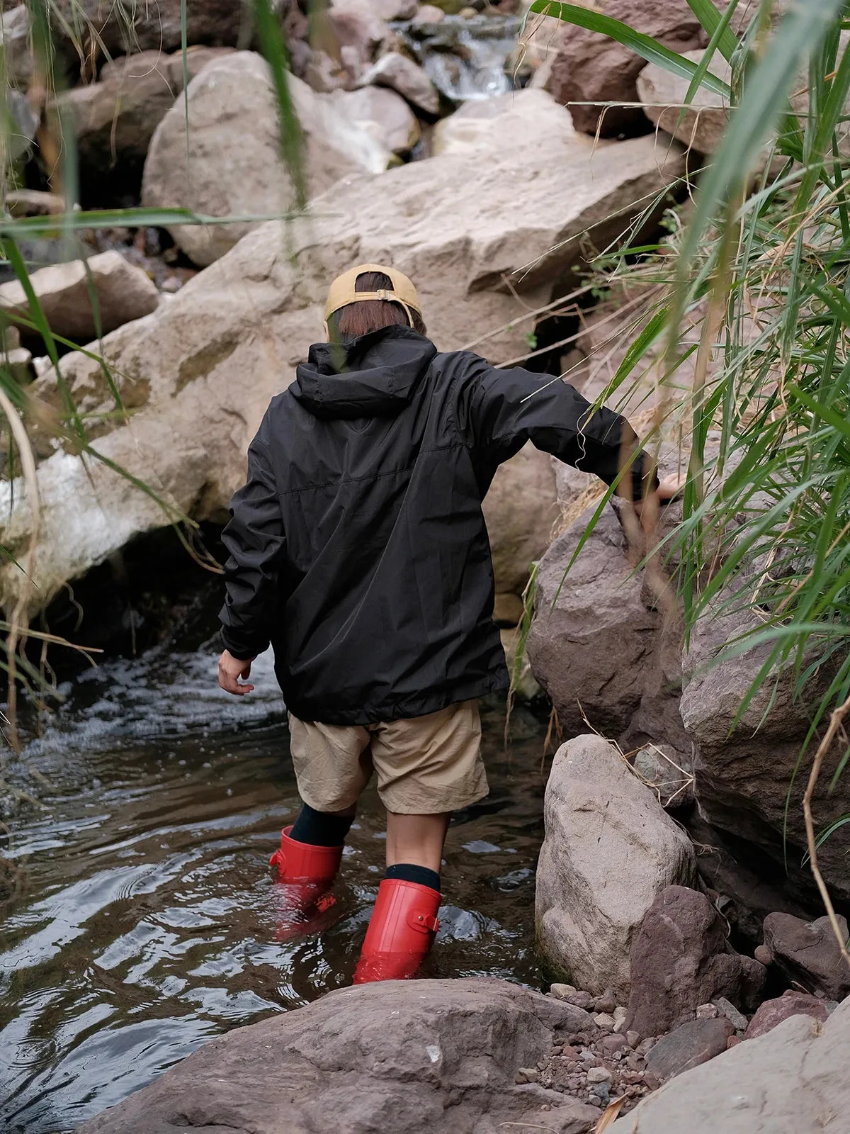 Cherry Red Gumboots